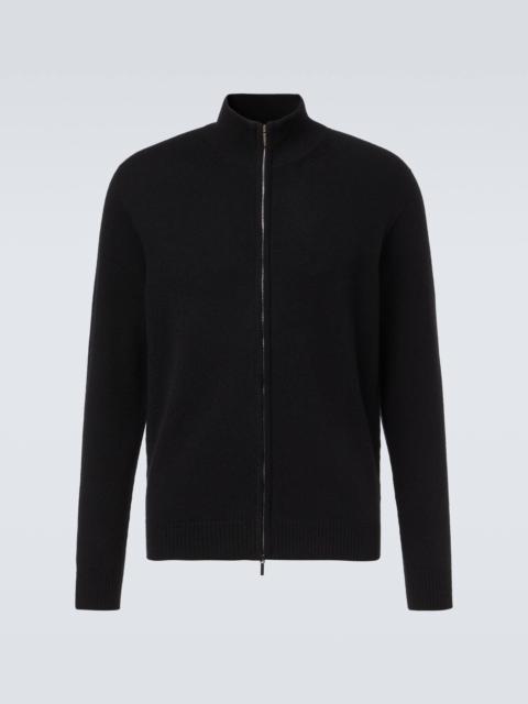 SAMAN AMEL Halle ribbed-knit cashmere jacket