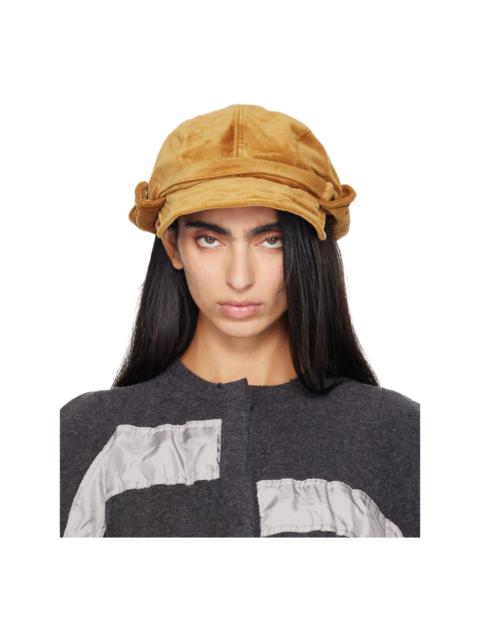 OPEN YY Beige Wire Bucket Beret Cap