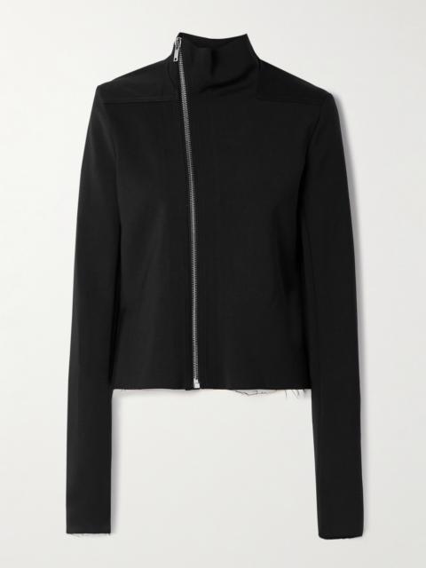 Rick Owens Gary Wool-blend Biker Jacket