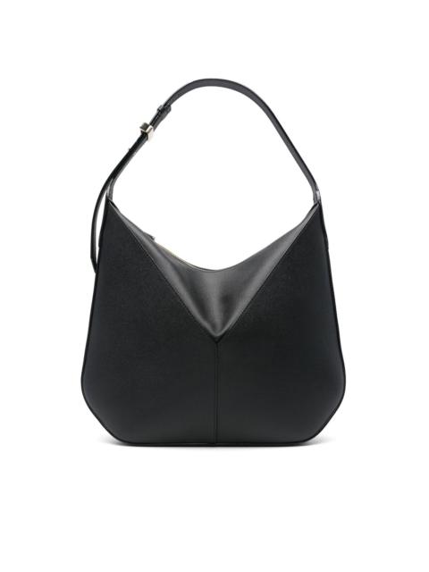 panelled adjustable shoulder bag