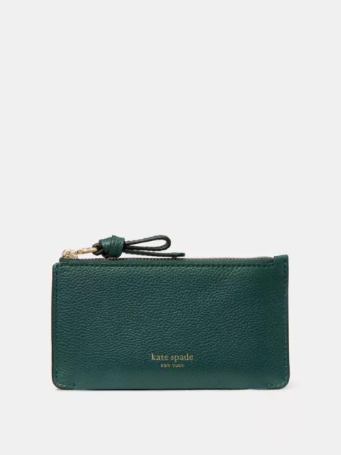 kate spade Loop East West Zip Card Case