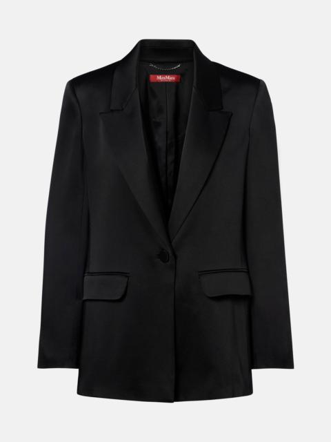 Max Mara Satin crêpe blazer