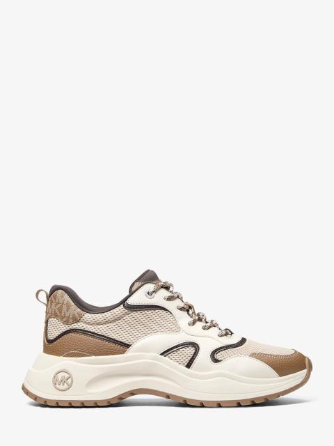 MICHAEL KORS Levie Mixed-Media Trainer