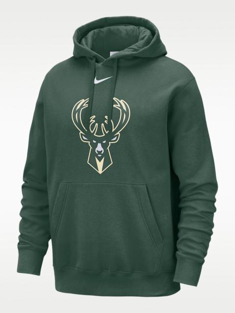 Nike Milwaukee Bucks Club Men's Nike NBA Pullover Hoodie