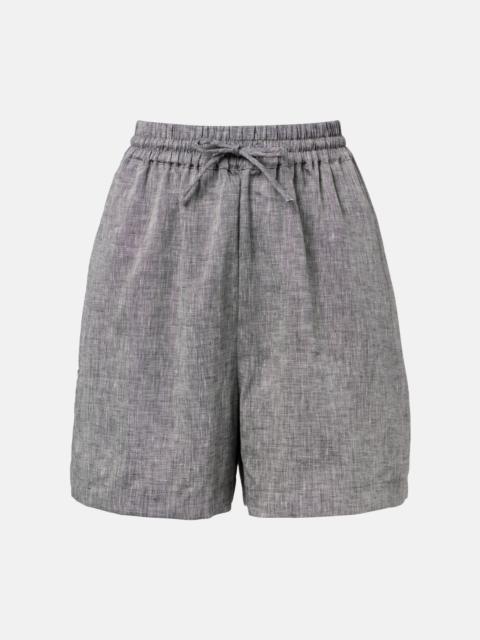 ASCENO Boston linen shorts