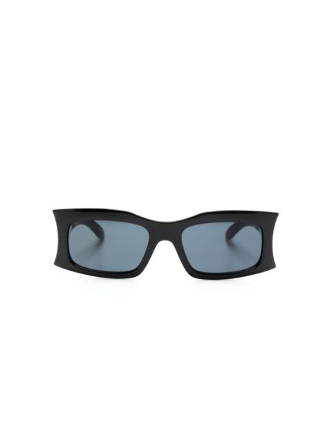 Hourglass rectangle sunglasses