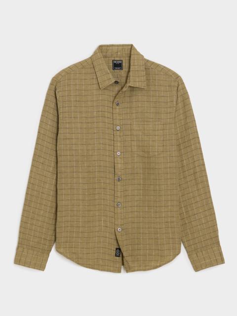 TODD SNYDER Slim Sea Soft Linen Point Collar Shirt