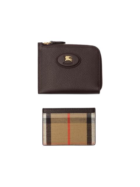 Burberry Bloomsbury zip wallet & cardcase​