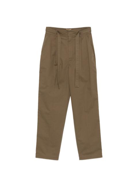 SAINT LAURENT belted trousers