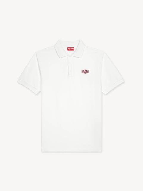 KENZO 'KENZO Paris Frame' embroidered slim polo in cotton