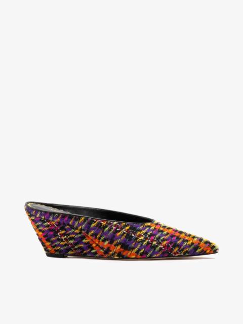 Larroudé Loulou Mule Multicolor Tweed