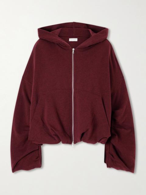 Dries Van Noten Cotton-jersey Zip-up Hoodie