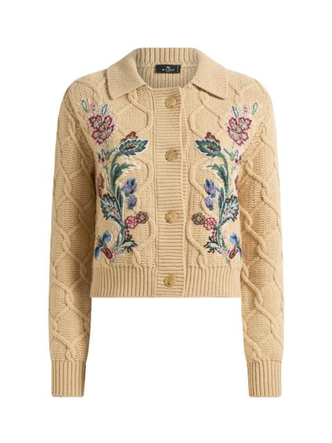 Etro Knit Collared Jacket