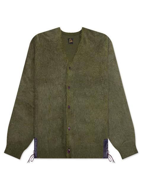 NEEDLES EP MOHAIR CARDIGAN - OLIVE