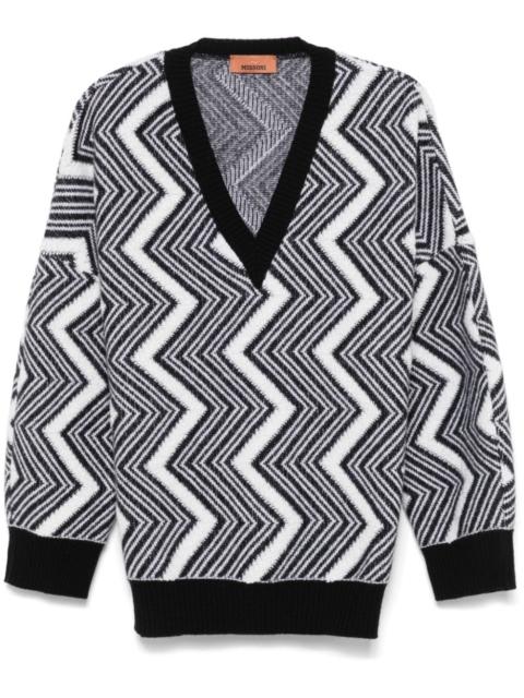 Missoni zigzag wool sweater