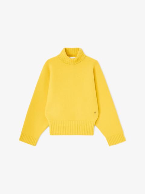 GANNI TURTLENECK IN DOUBLE KNIT