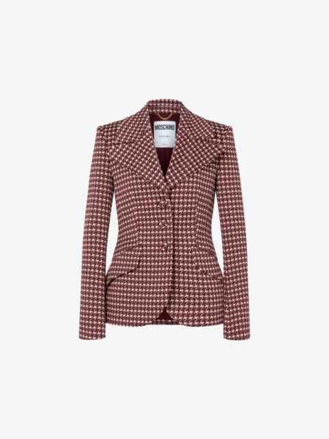 Moschino JACQUARD STRETCH NYLON JACKET