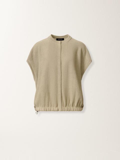 FABIANA FILIPPI Cotton and linen sweater with sequins