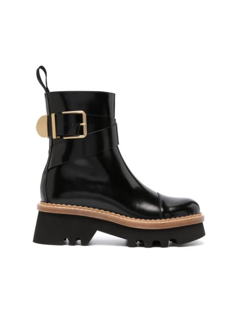 Chloé Owena leather ankle boots