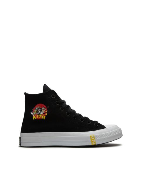 Converse ₢ 킹 Kith x Looney 튜닝 척 70 안녕 운동화