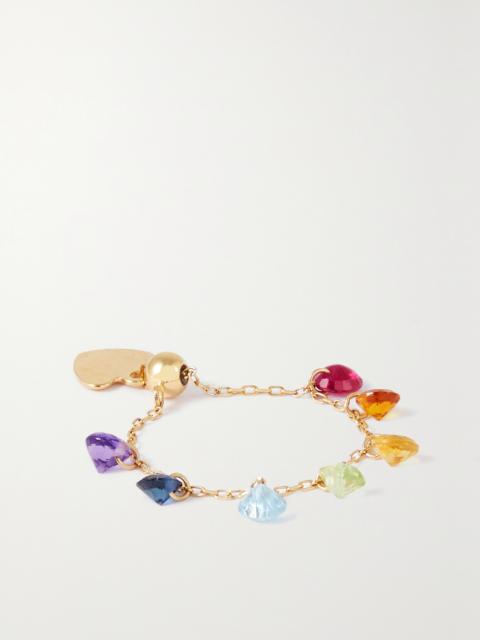 PERSÉE Chakras 18-karat Gold Multi-stone Ring