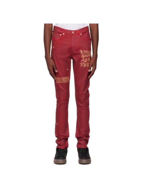 Ksubi Red Chitch Jeans