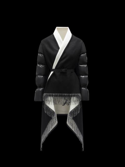 Moncler Wool Jacquard Cape