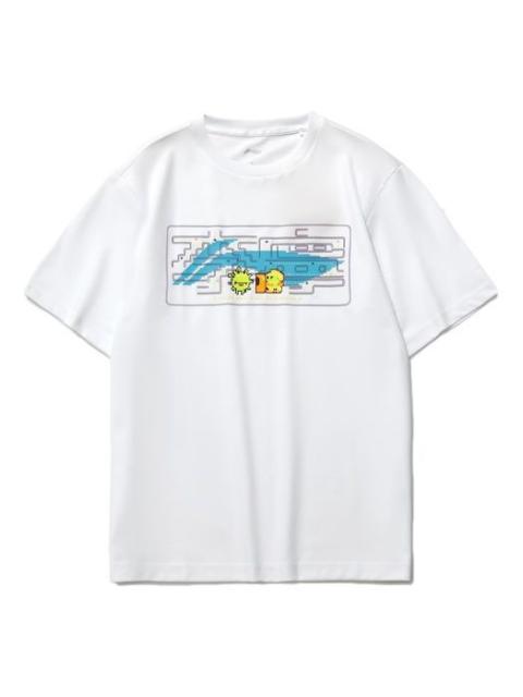 Li-Ning Li-Ning Cartoon Graphic Loose Fit T-shirt 'White' AHSR340-11