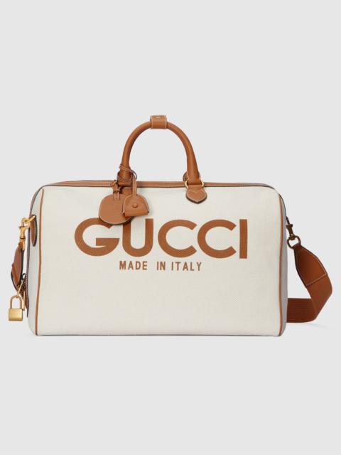 GUCCI Large duffle bag with Gucci print