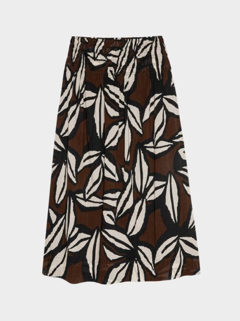 Rails Alessa Printed Midi Skirt