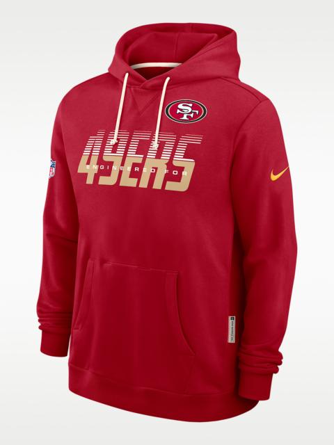Nike San Francisco 49ers Sideline Standard Issue Men's Nike Dri-FIT NFL Pullover Hoodie