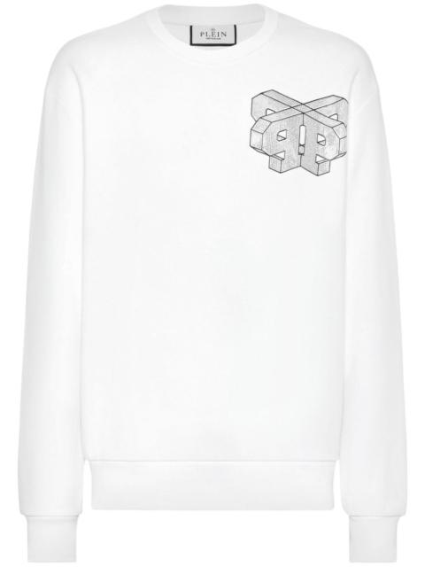 PHILIPP PLEIN Wire Frame jersey sweatshirt
