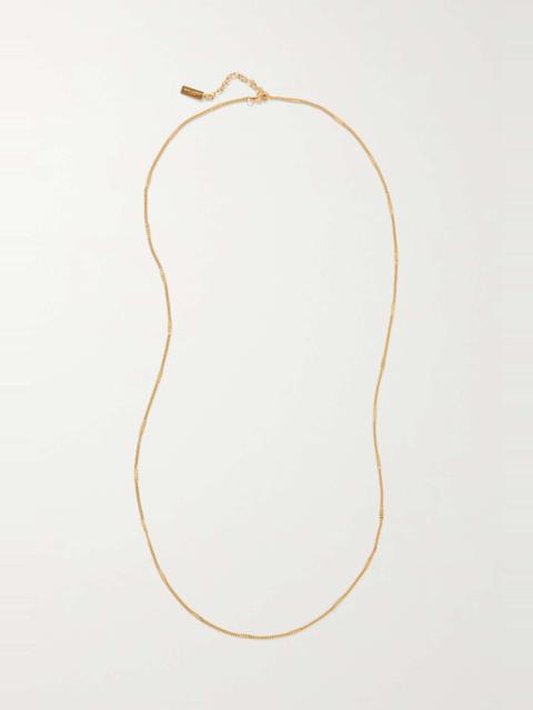 SAINT LAURENT Gold-tone necklace