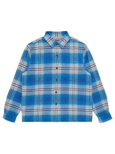 Supreme Supreme Lined Flannel Snap Shirt 'Blue'
