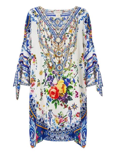 CAMILLA graphic-print mini dress