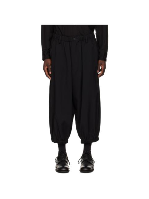 Yohji Yamamoto Black Cropped Trousers