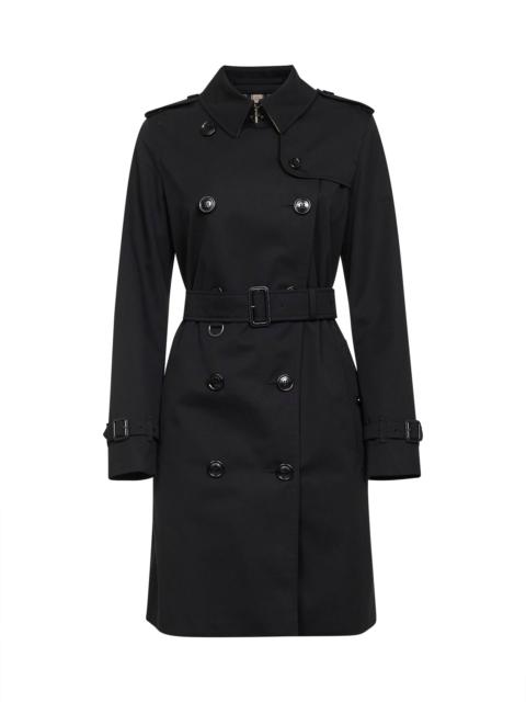 Burberry Black mid-length Kensington Heritage trench coat
