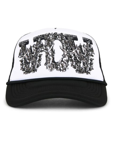 WHO DECIDES WAR Baroque Trucker Hat