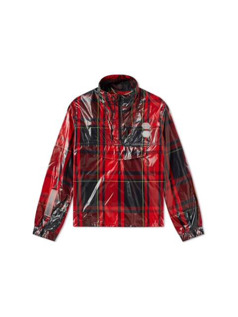 Off-White OFF-WHITE Checked Half Zip Anorak Red/Black/Green