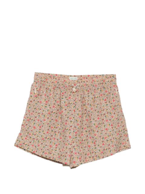 THE GREAT. Rover floral-print shorts