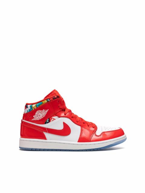 Air Jordan 1 Mid SE "Barcelona Sweater" sneakers