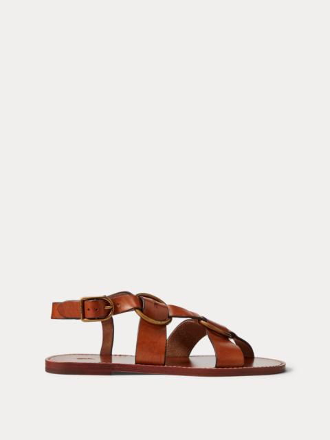 Polo Ralph Lauren Double O-Ring Leather Sandal