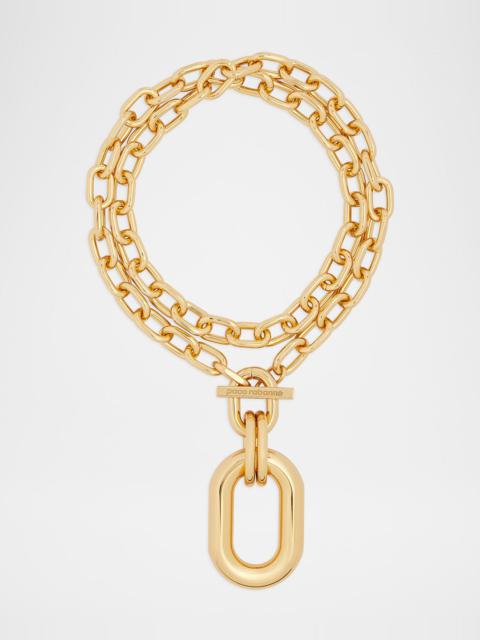 XL Chain-Link Pendant Necklace