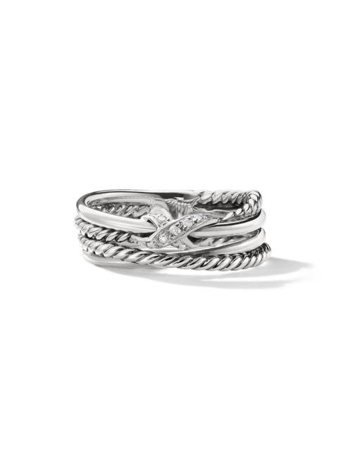 DAVID YURMAN Women's X Crossover Band Ring in Sterling Silver - Silver