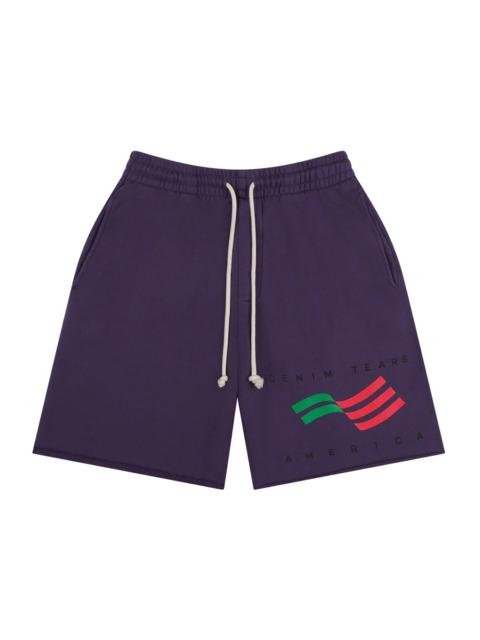 DENIM TEARS Denim Tears America Sportswear Shorts Purple