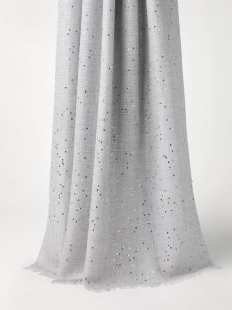 Brunello Cucinelli Cashmere and silk Diamond yarn scarf