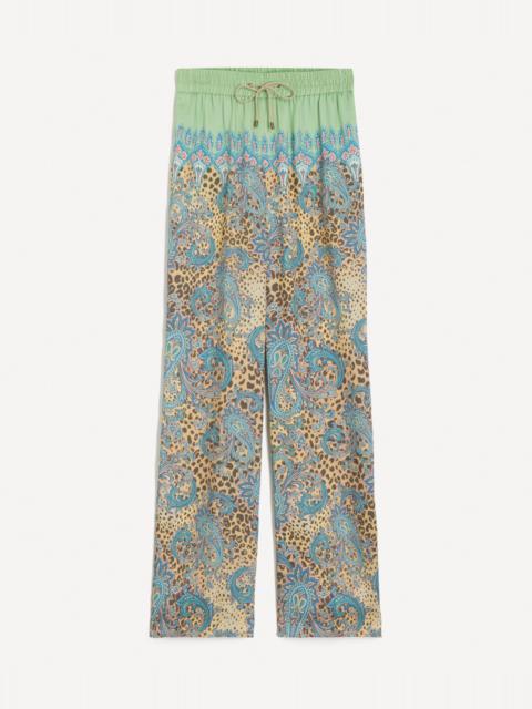 Animal Paisley Print Trousers