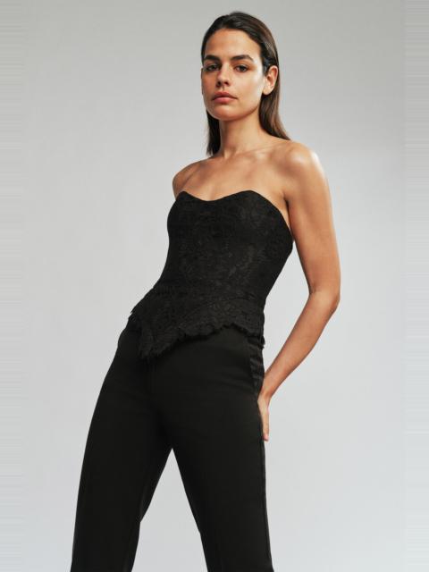 BARDOT Belina Lace Bustier In Black