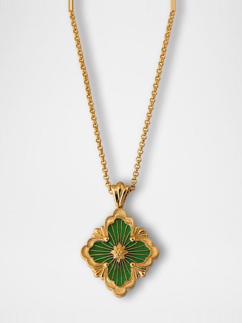 Buccellati 18K Yellow Gold Opera Tulle Green Pendant