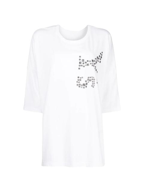 Y's graphic-print jersey T-shirt